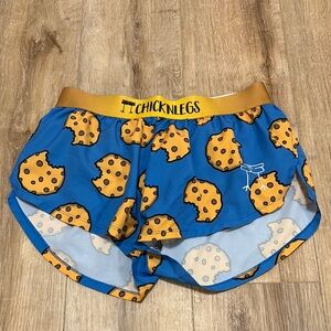 Chicknlegs blue cookie shorts